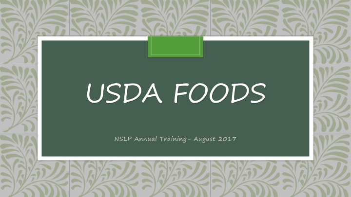 usda foods