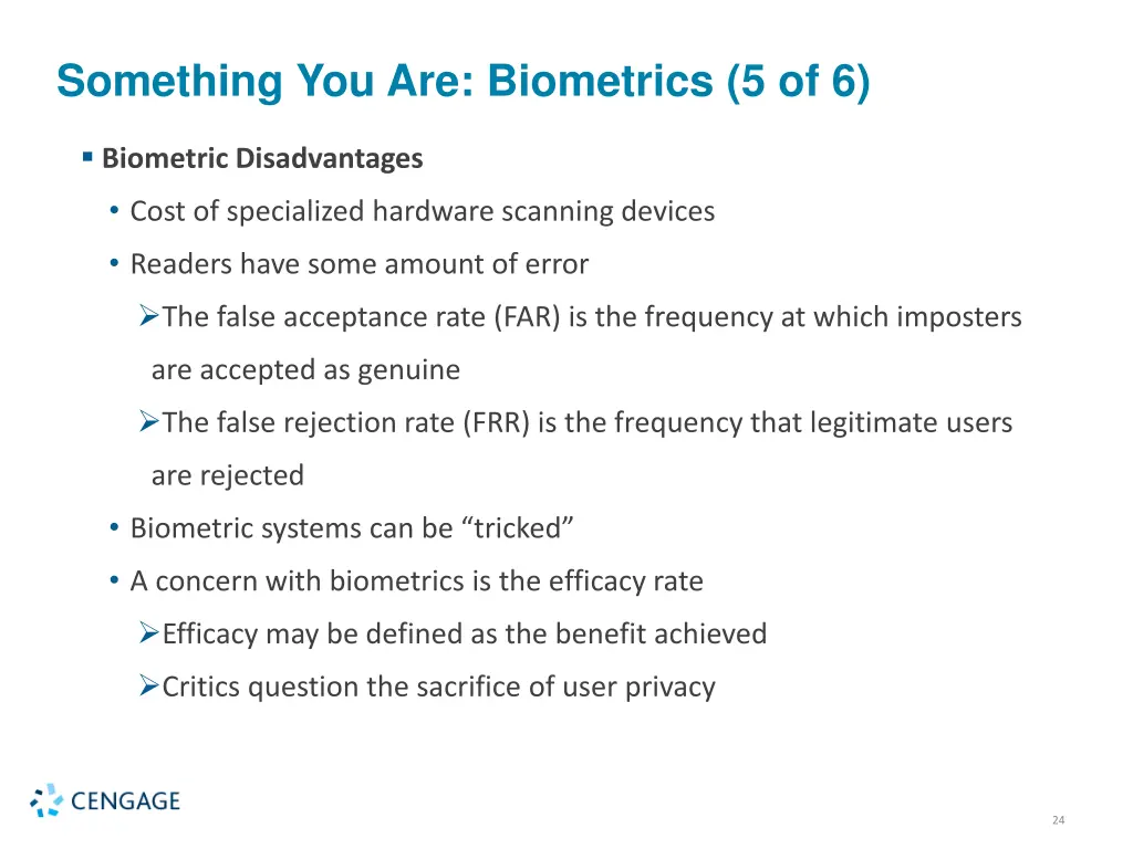 something you are biometrics 5 of 6