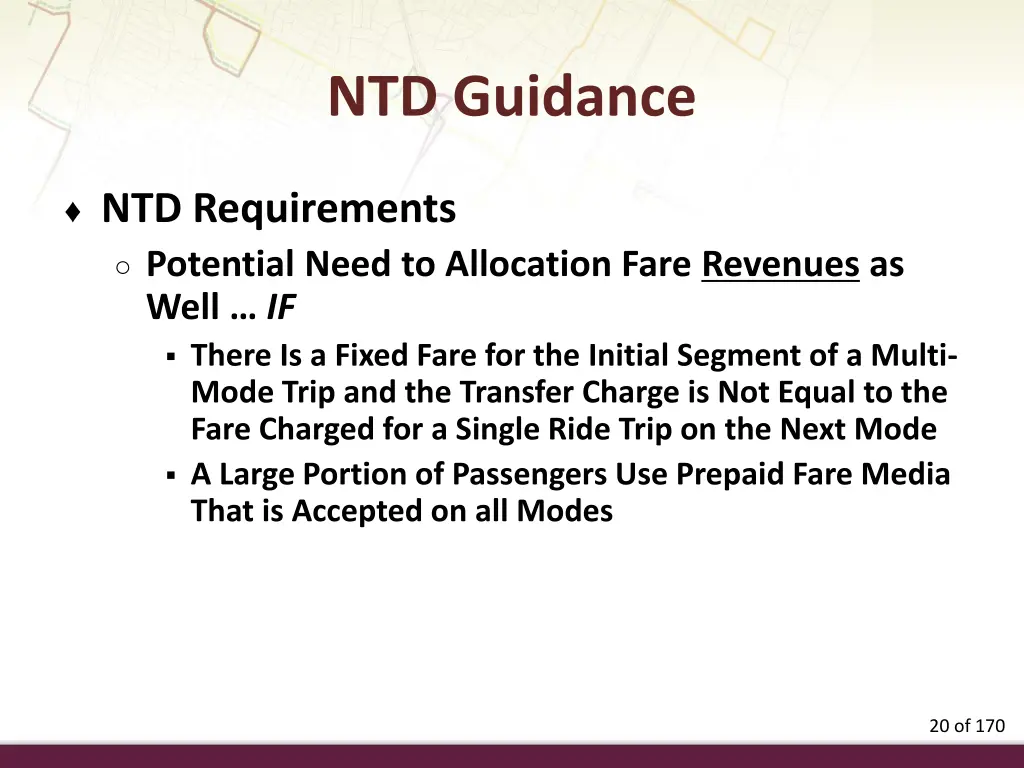 ntd guidance 11