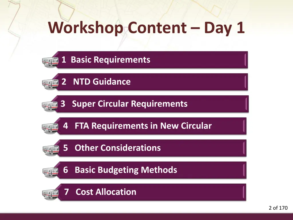 workshop content day 1