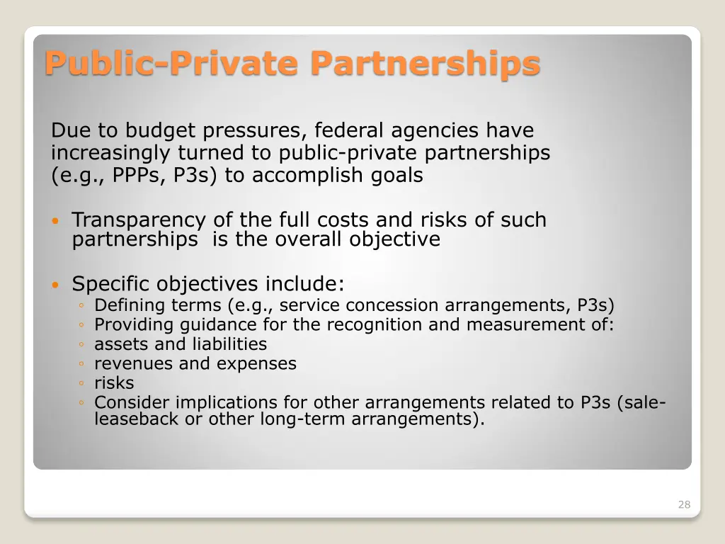 public private partnerships