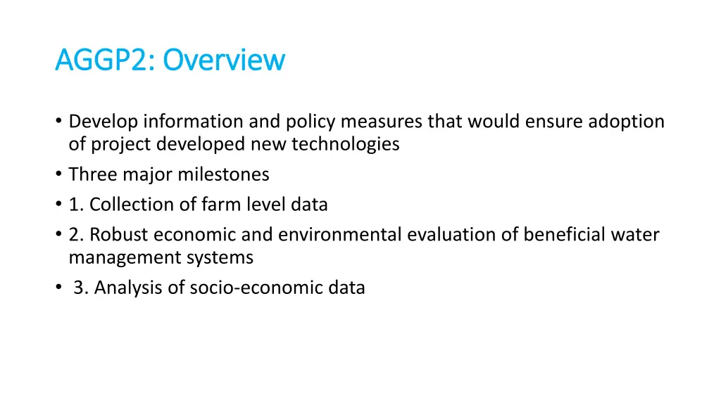 aggp2 overview aggp2 overview