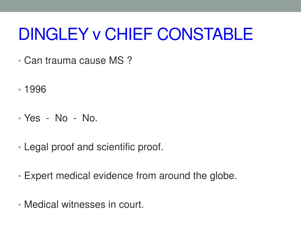 dingley v chief constable