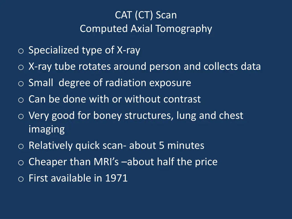 cat ct scan