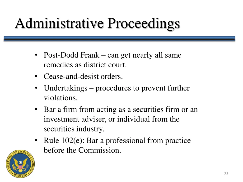 administrative proceedings