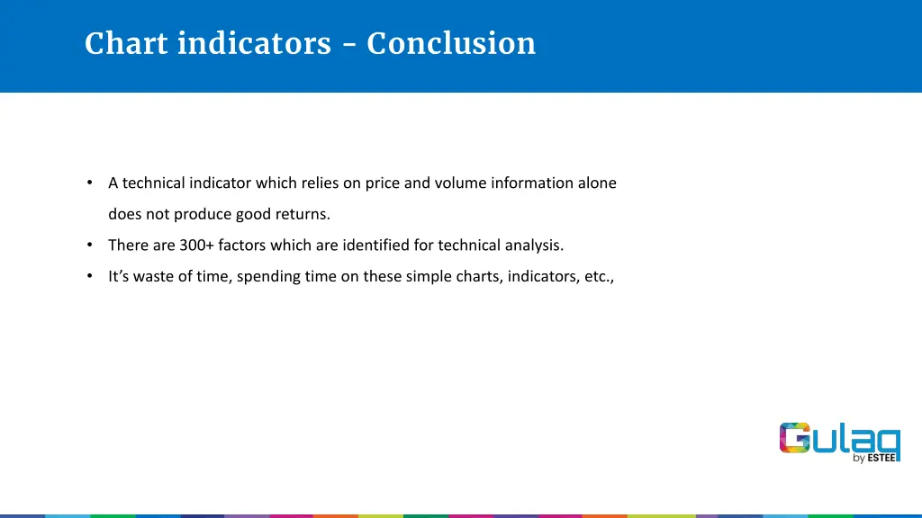 chart indicators conclusion