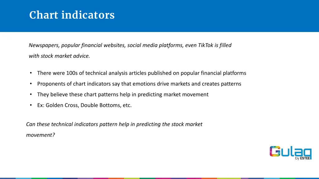 chart indicators