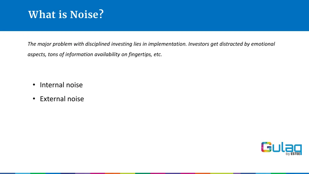 what is noise