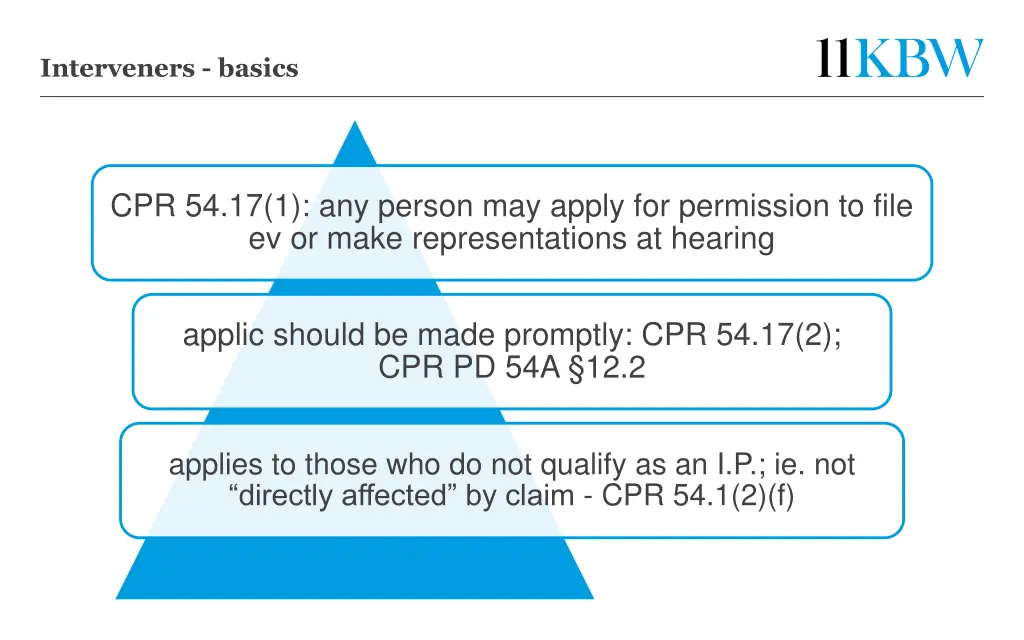 interveners basics