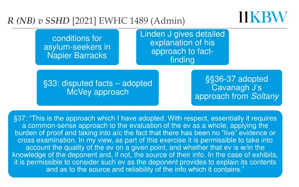 r nb v sshd 2021 ewhc 1489 admin