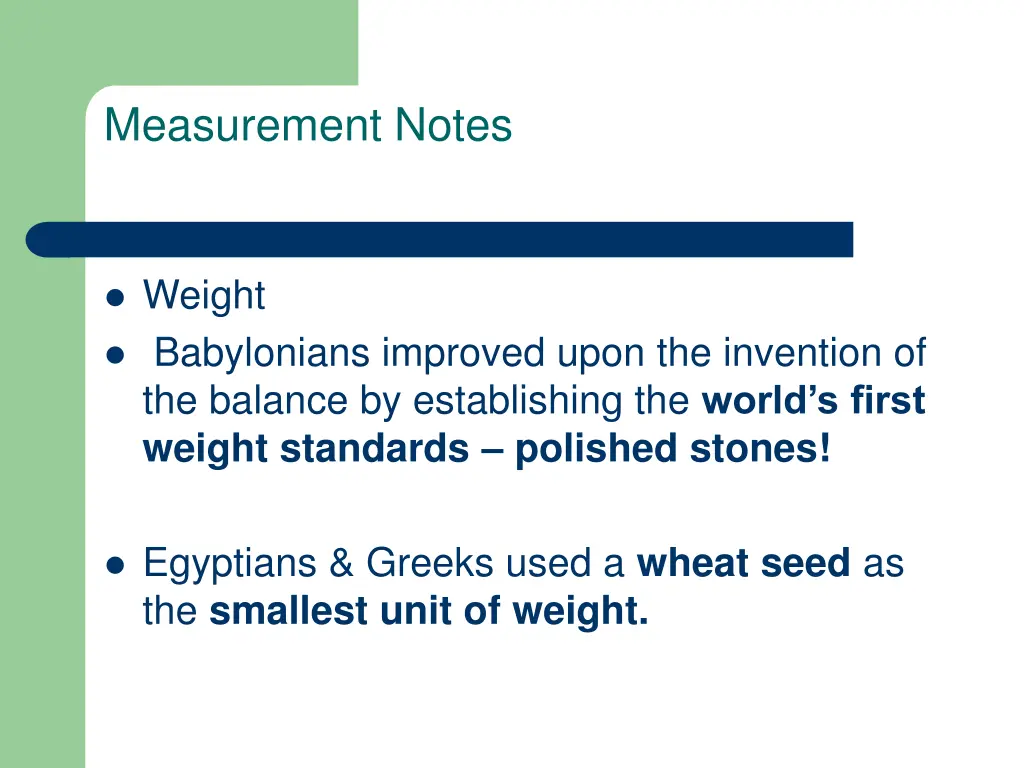 measurement notes 1