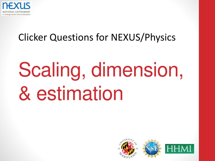 clicker questions for nexus physics