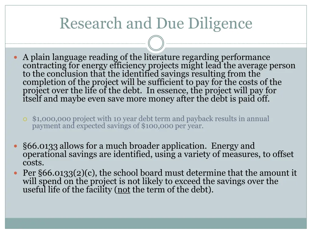 research and due diligence 3