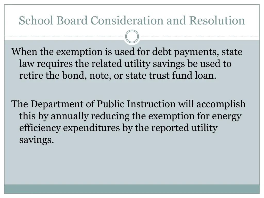 school board consideration and resolution 2