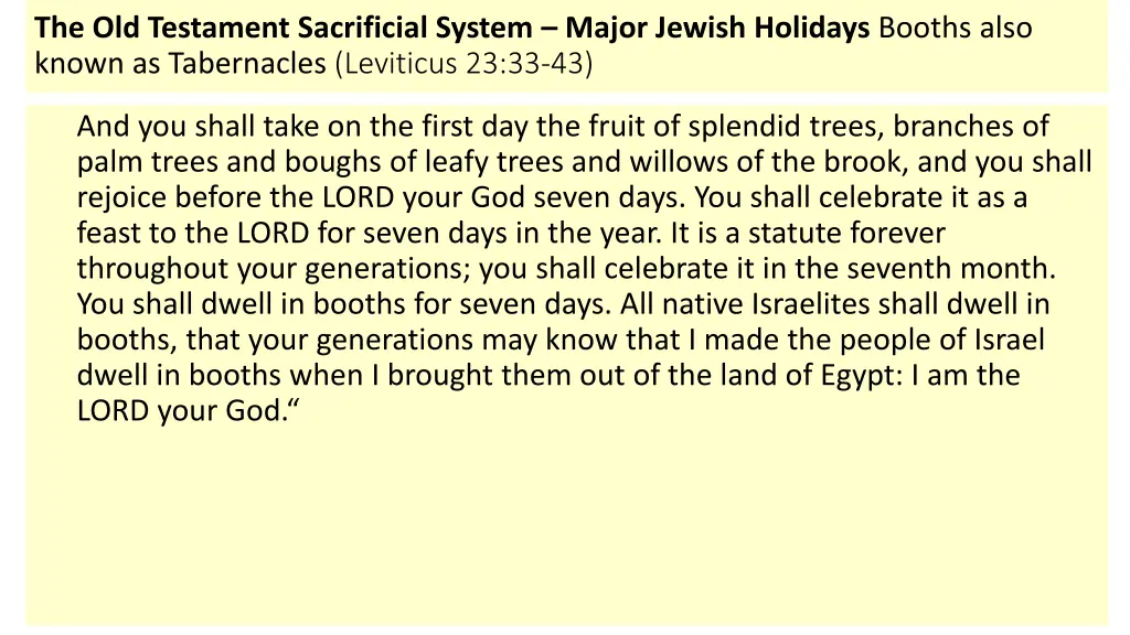 the old testament sacrificial system major jewish 1