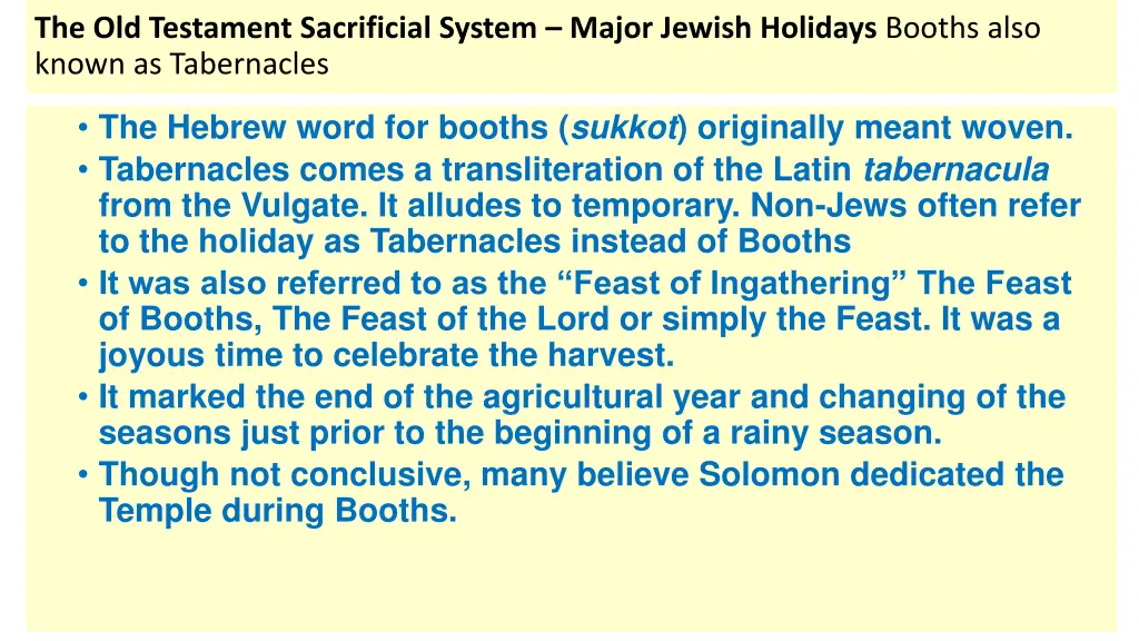 the old testament sacrificial system major jewish 2