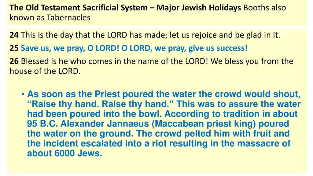 the old testament sacrificial system major jewish 5