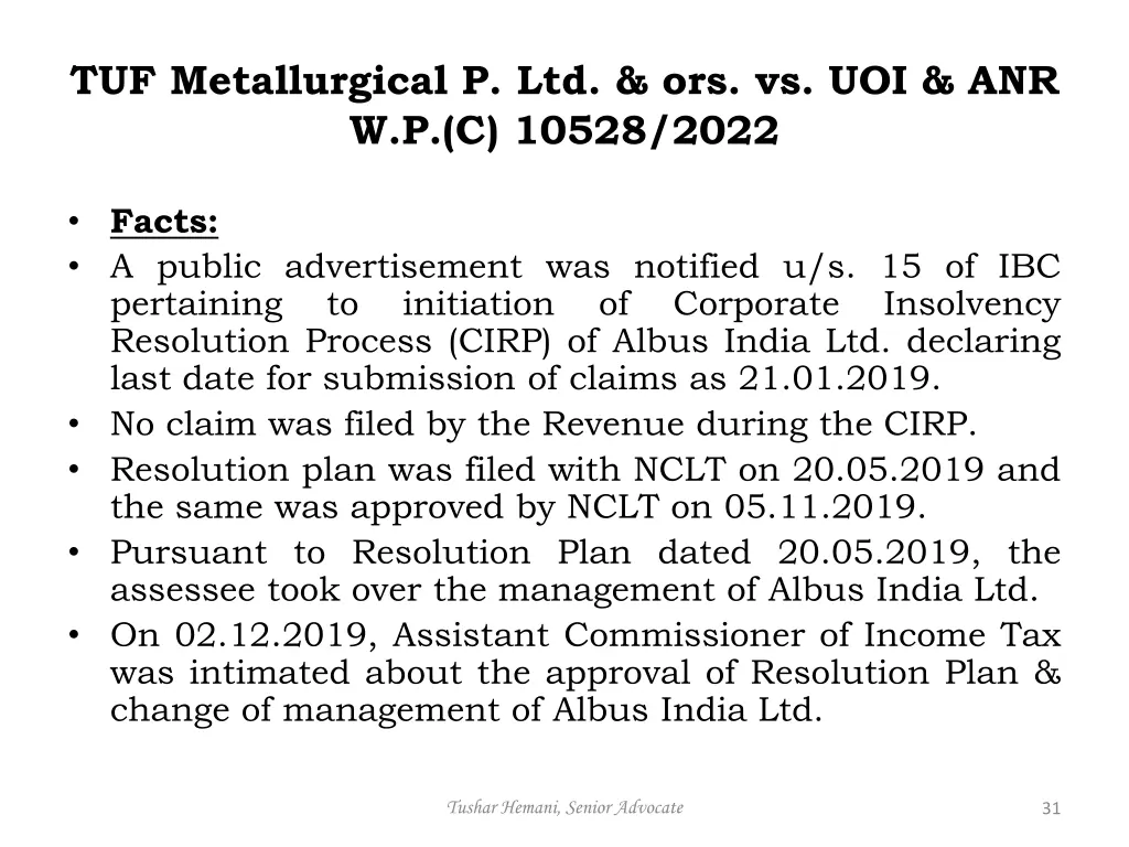 tuf metallurgical