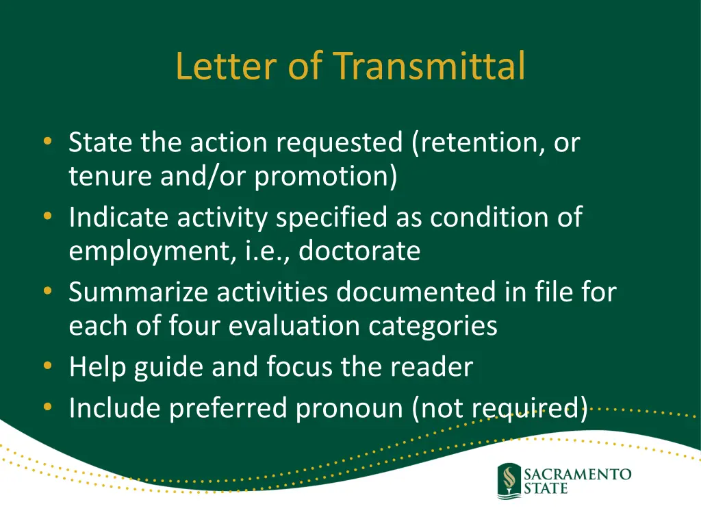 letter of transmittal