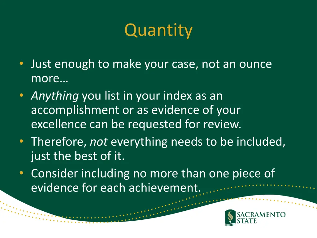 quantity