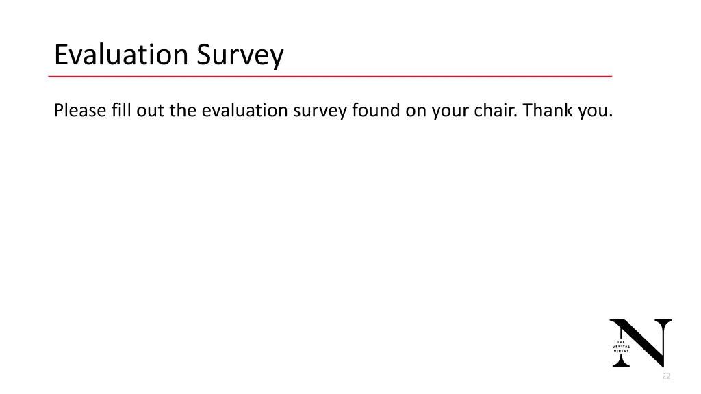 evaluation survey