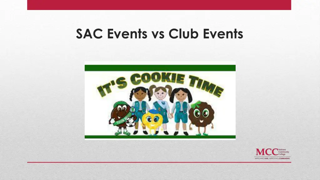 sac events vs club events