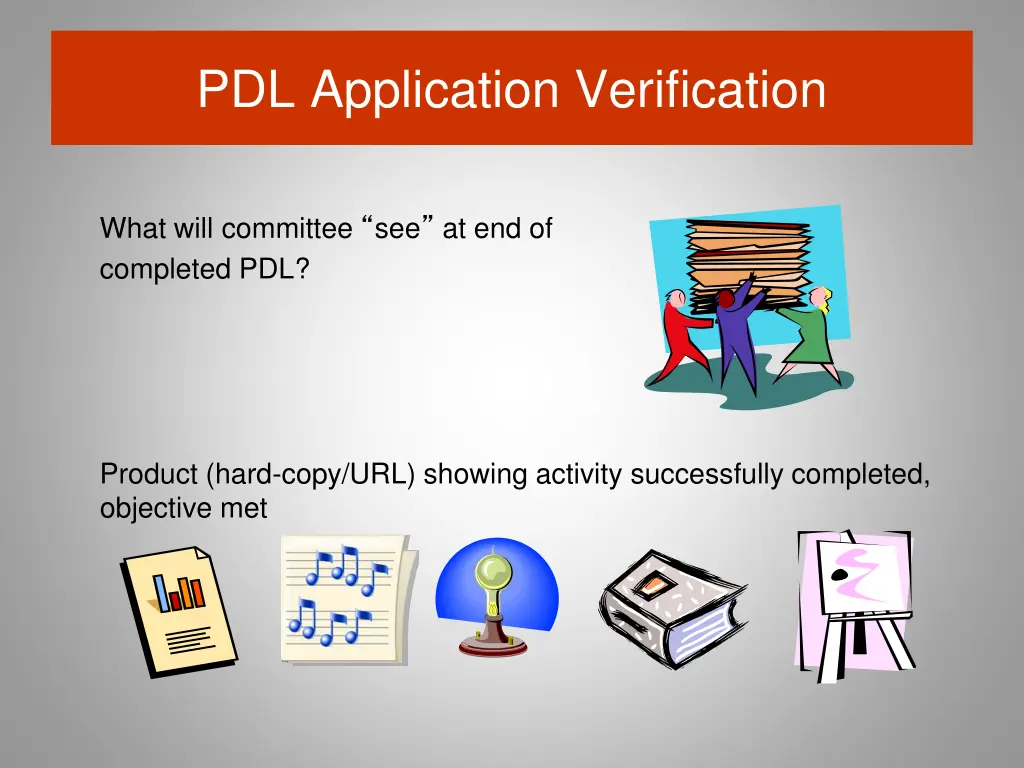 pdl application verification