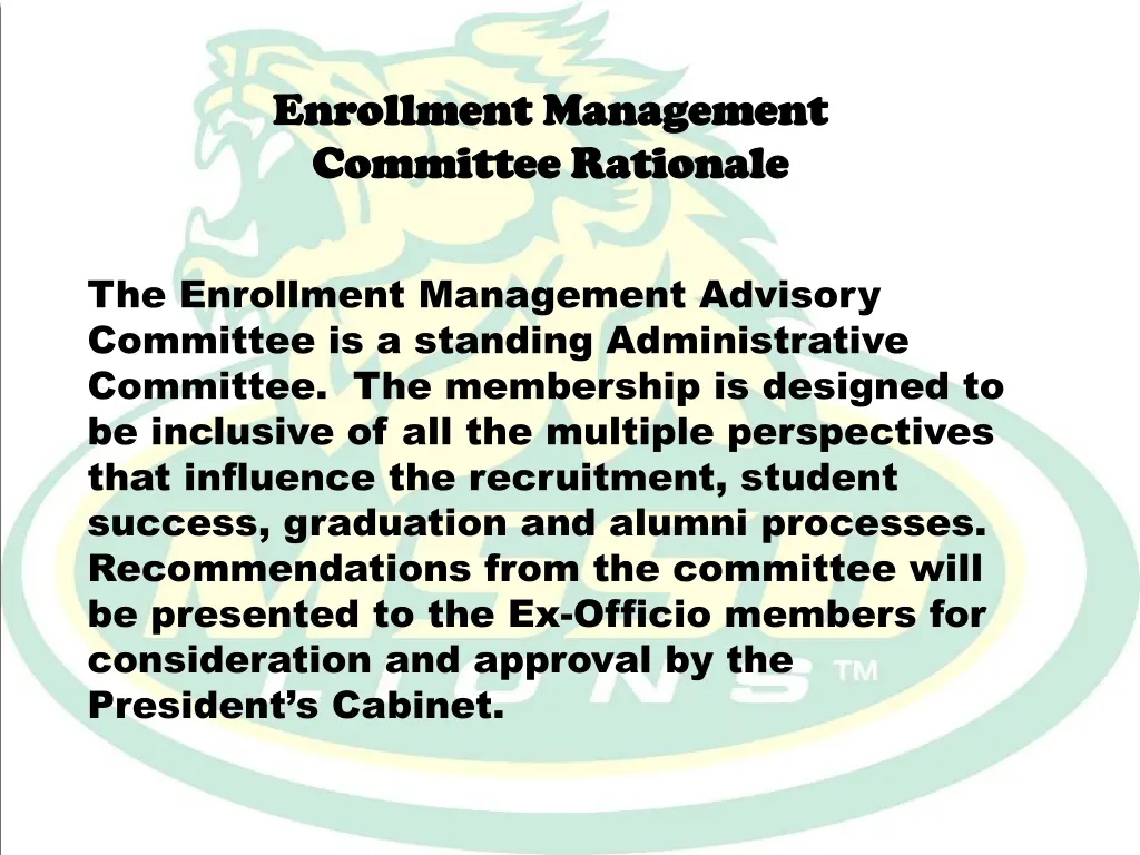 enrollment management enrollment management