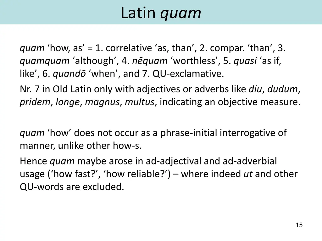 latin quam