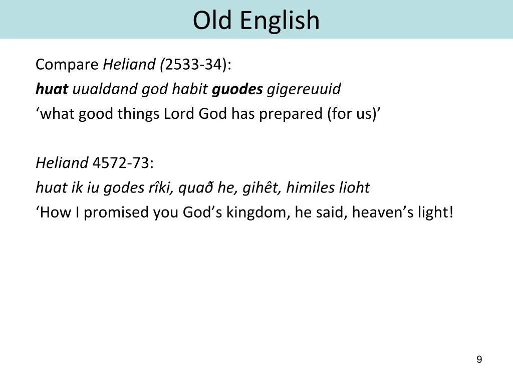 old english 2