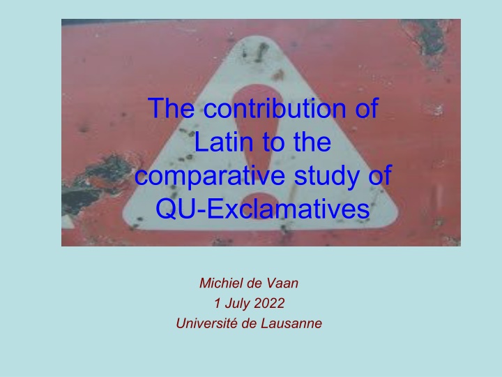 the contribution of latin to the comparative