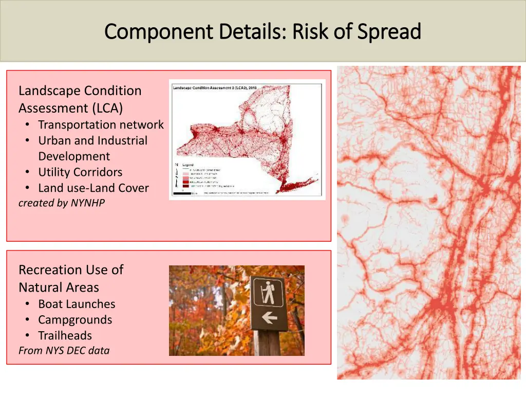 component details risk of spread component