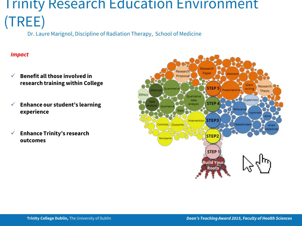 trinity research education environment tree 8