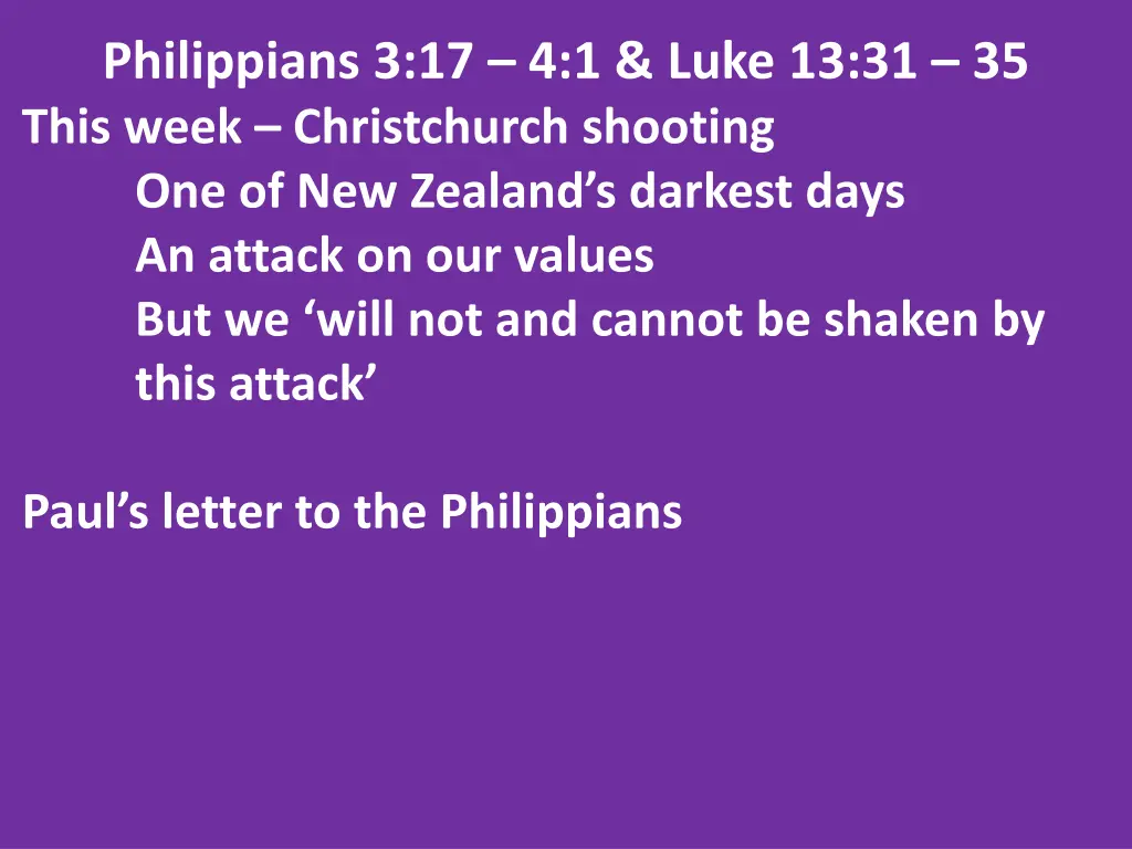 philippians 3 17 4 1 luke 13 31 35 this week 4