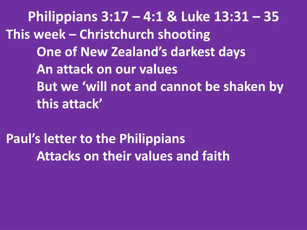 philippians 3 17 4 1 luke 13 31 35 this week 6