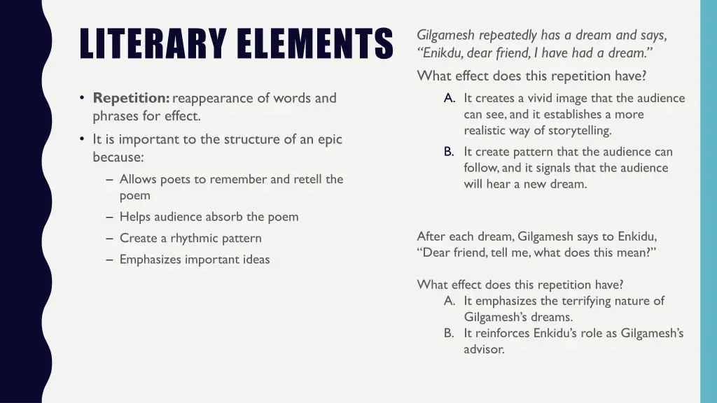 literary elements