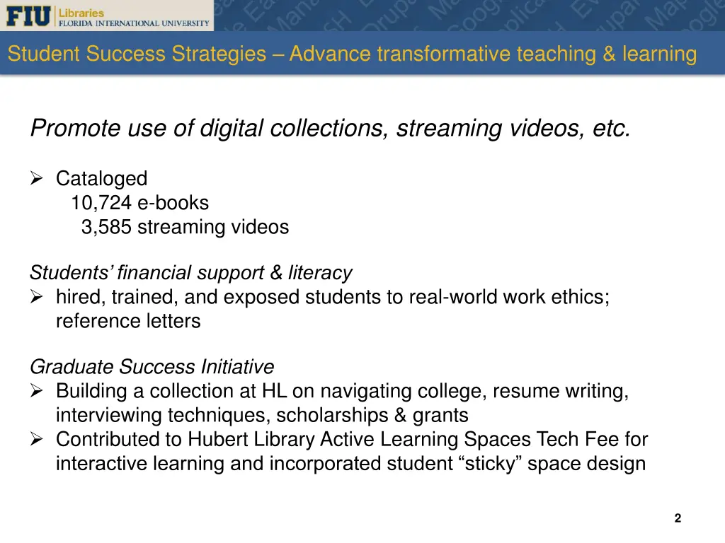 student success strategies advance transformative