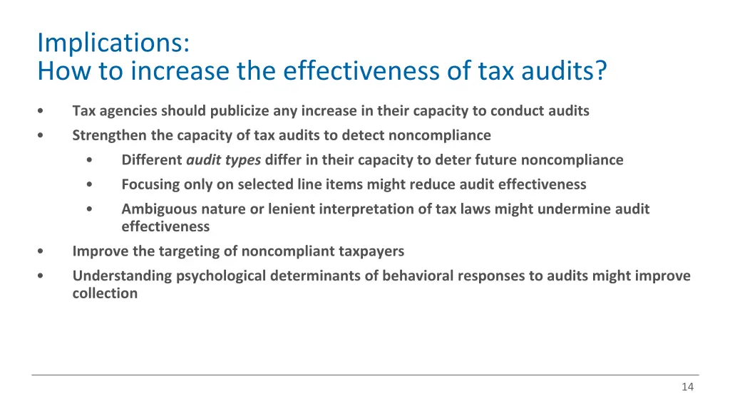 implications how to increase the effectiveness