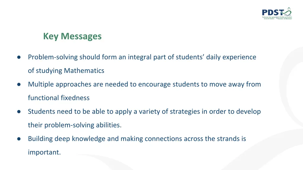 key messages 1