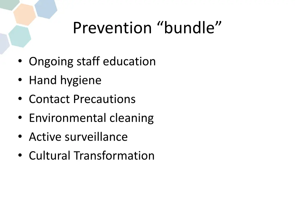 prevention bundle