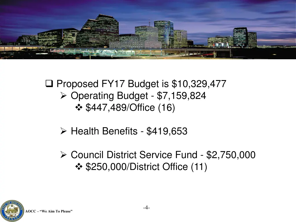 proposed fy17 budget is 10 329 477 operating