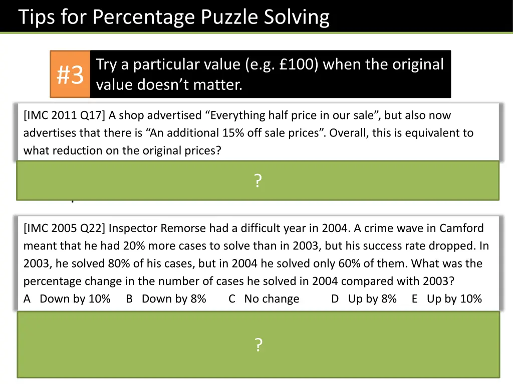 tips for percentage puzzle solving 3