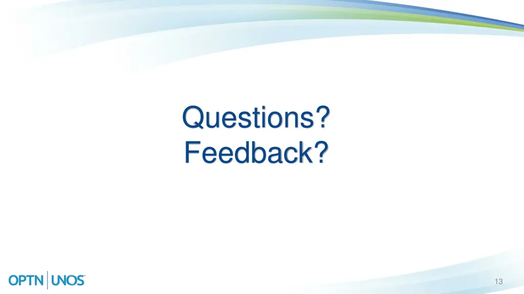 questions feedback