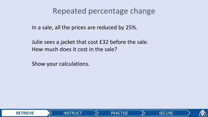 repeated percentage change