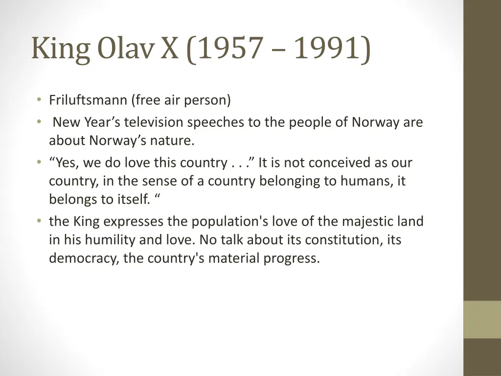 king olav x 1957 1991