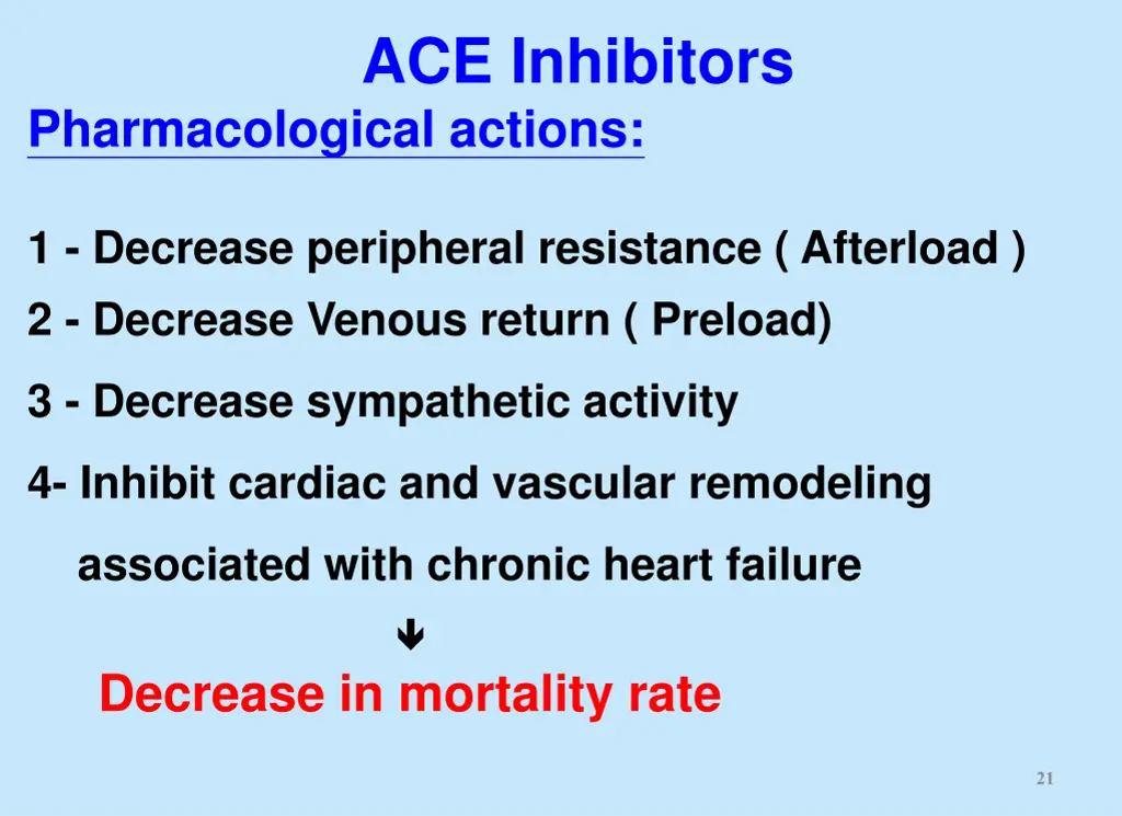 ace inhibitors