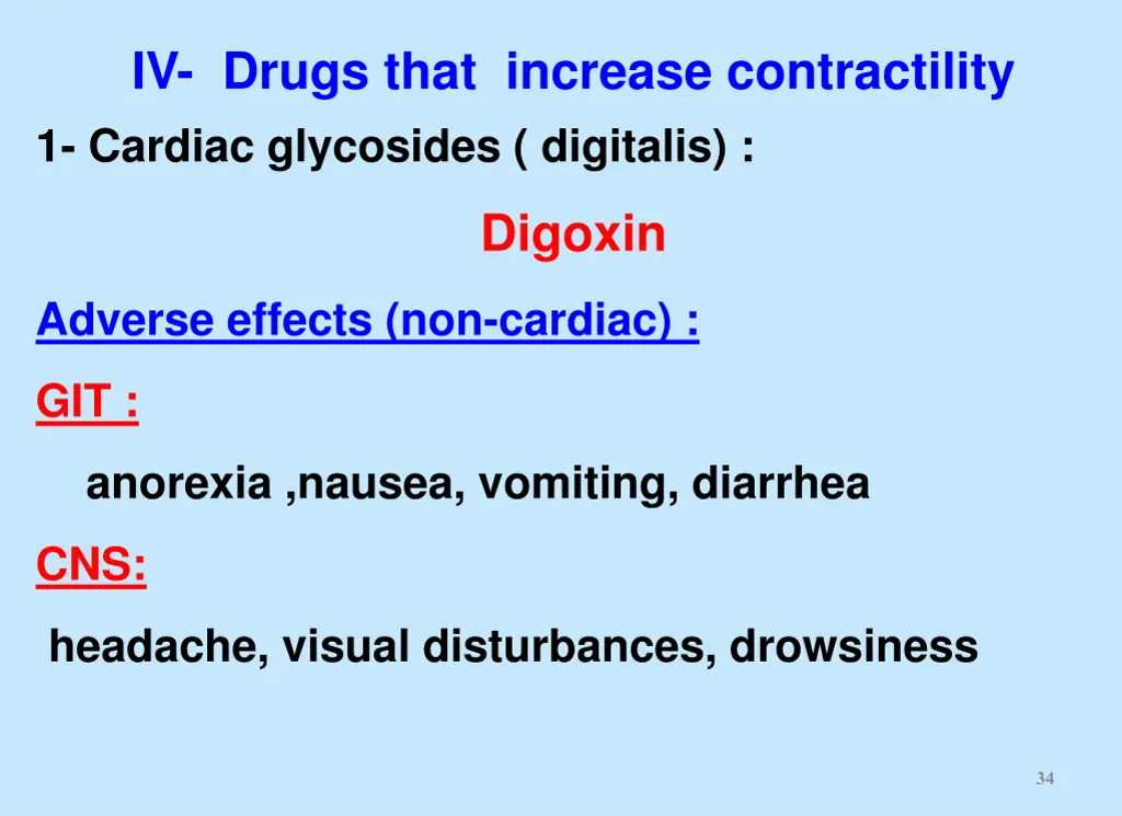 iv drugs that increase contractility 1 cardiac 1