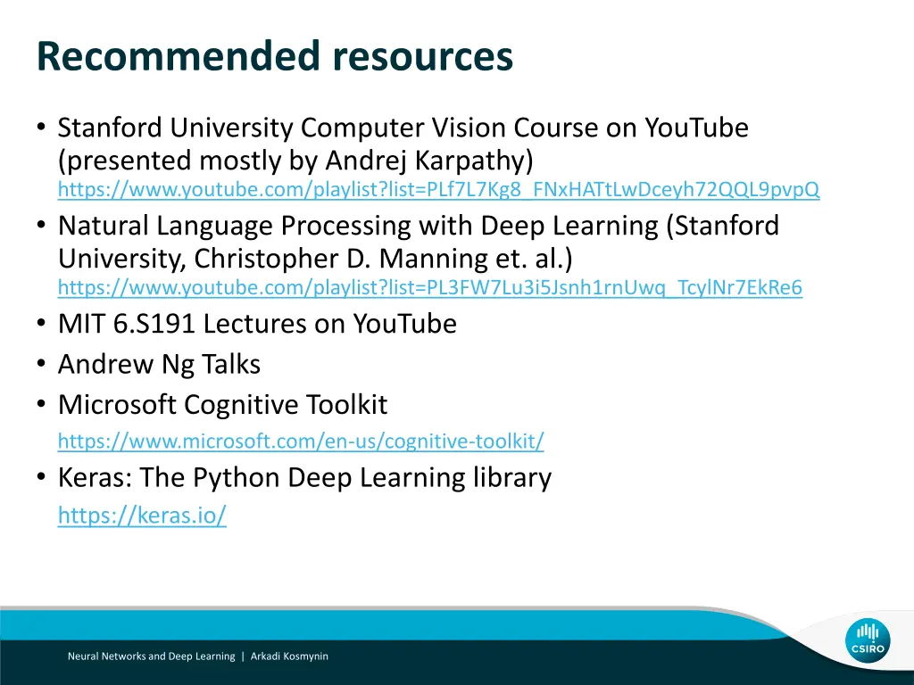 recommended resources 1