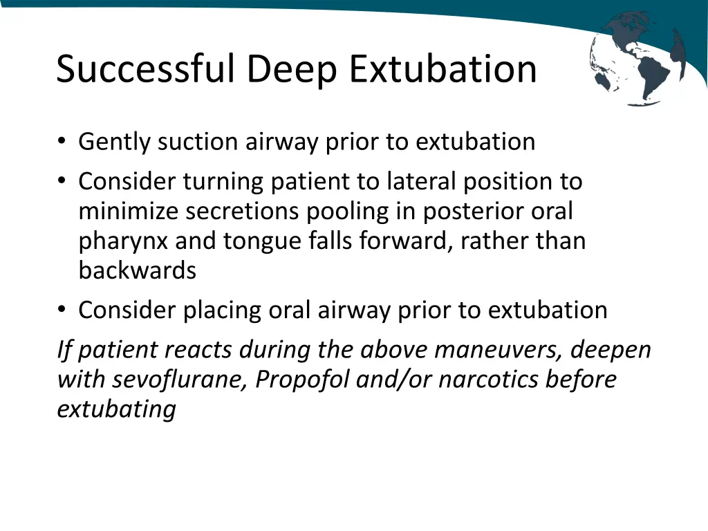 successful deep extubation 1