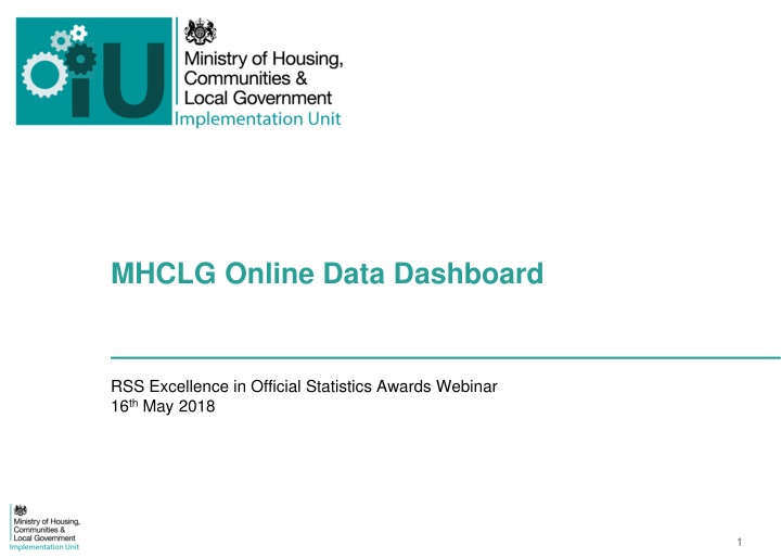 mhclg online data dashboard